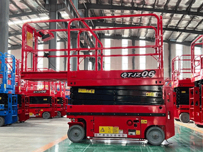 天津新牛盾電動升降平臺車多少錢一臺？